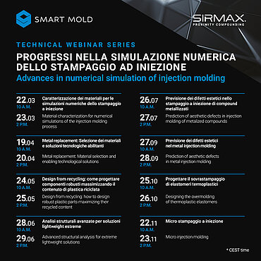 [Translate to Italiano:] webinar injection molding