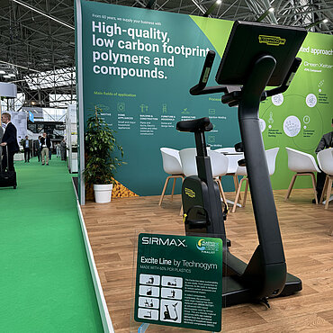 Excite Bike, la cyclette di nuova generazione in plastica riciclata