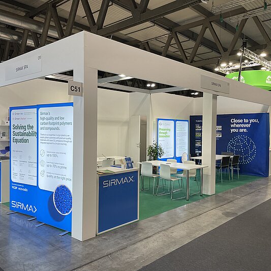 Sirmax booth at Greenplast 2025
